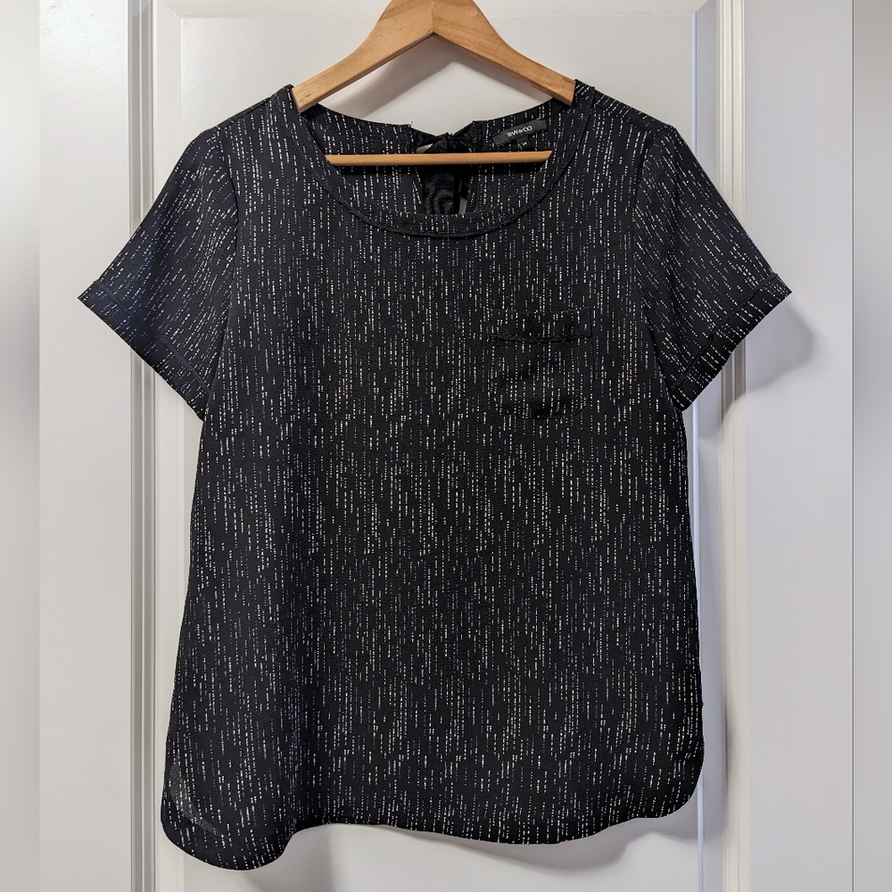 RW&CO. Black Boxy Short Sleeve T-Shirt
